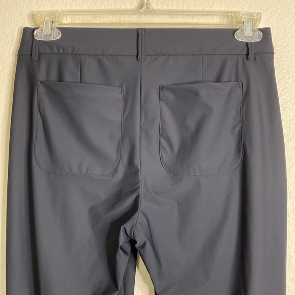 Spanx pocketed stretchy slacks trousers women’s medium black EUC - Picture 4 of 6